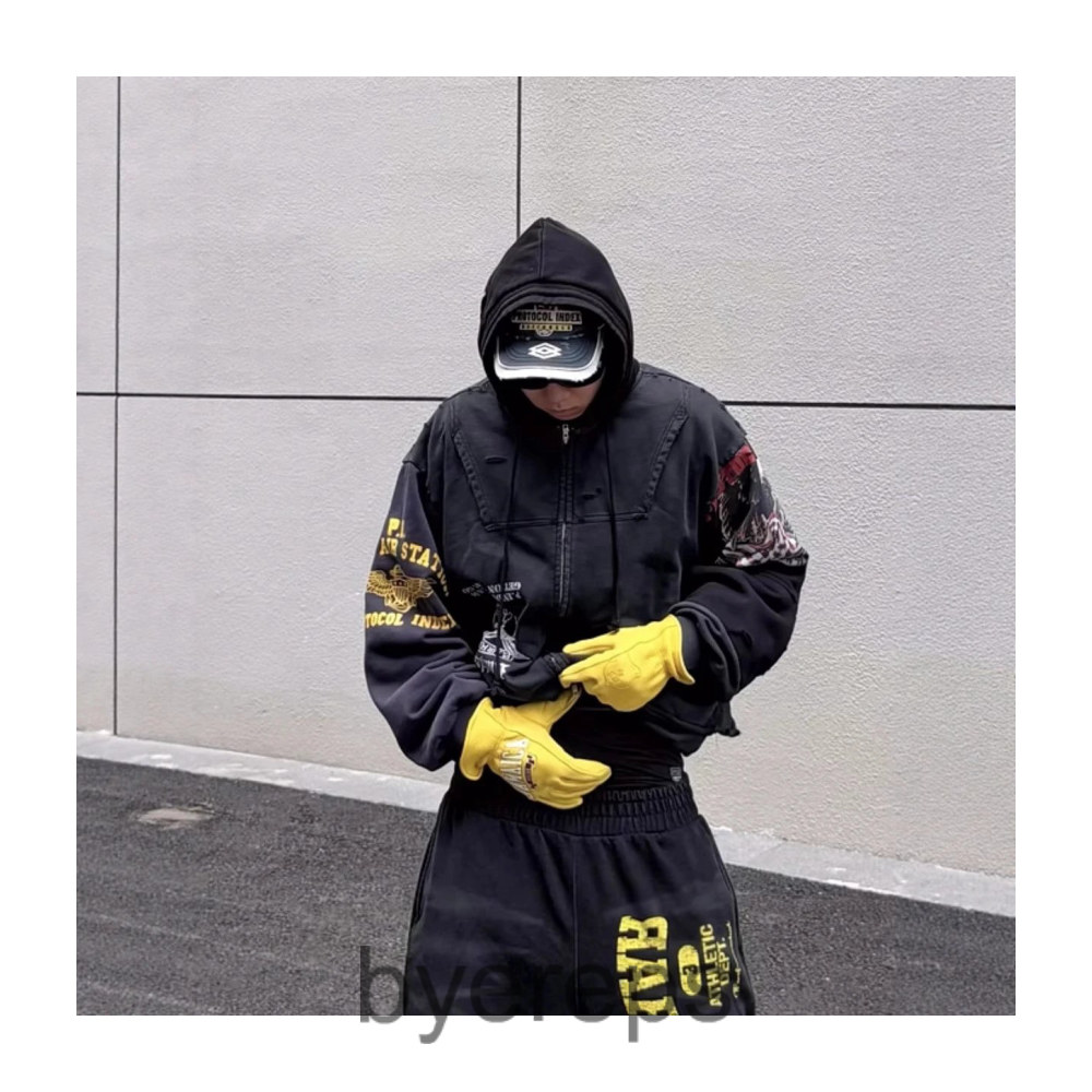 Unbranded Protocol Index Reversed Hoodie — photo 3 of 4