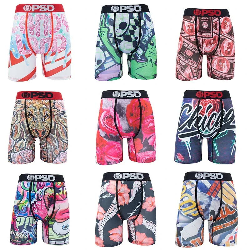 PSD Printed Men's Boxer Briefs Collection