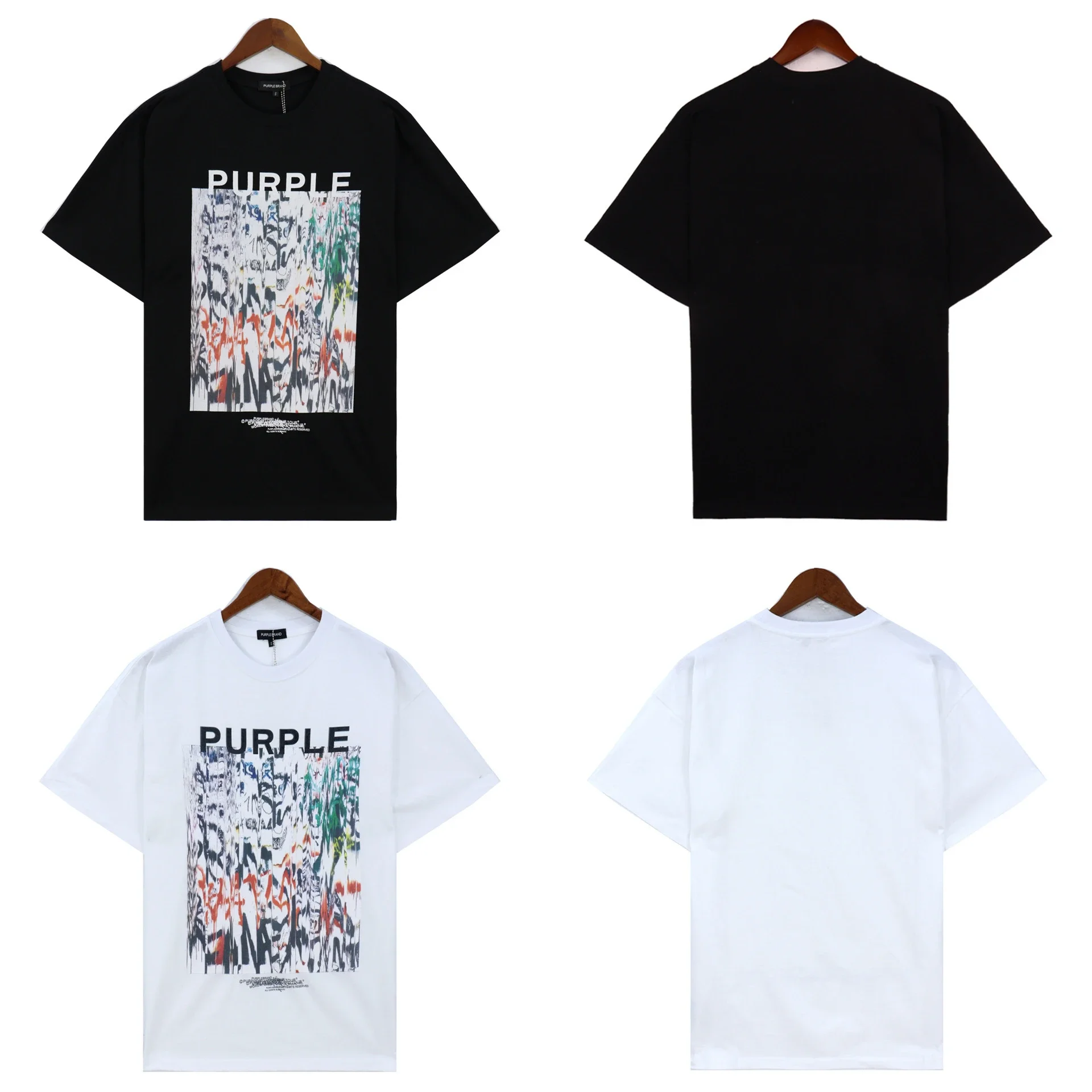 Purple Brand Graffiti Graphic Shirt
