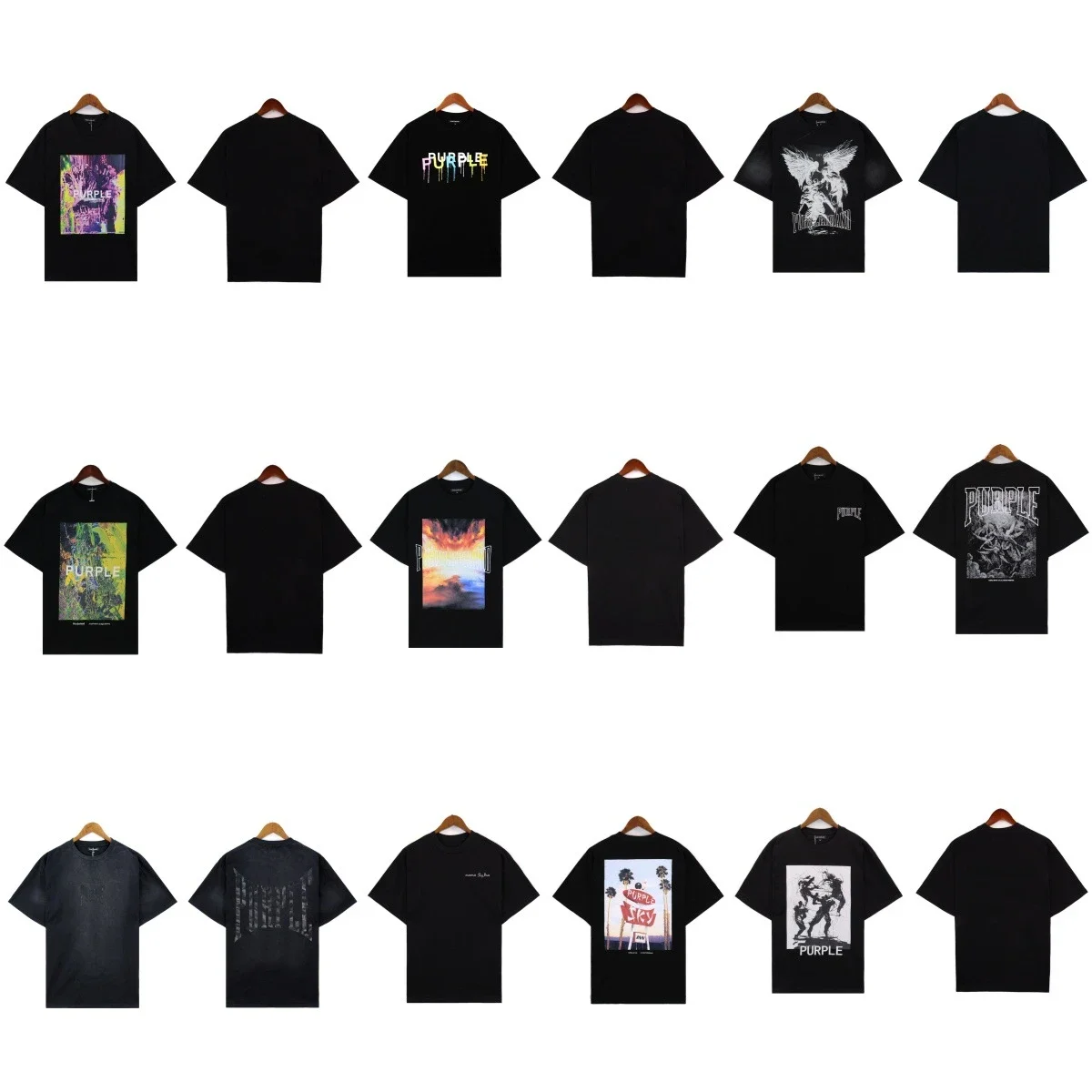 Purple Brand Graphic T-Shirt Collection