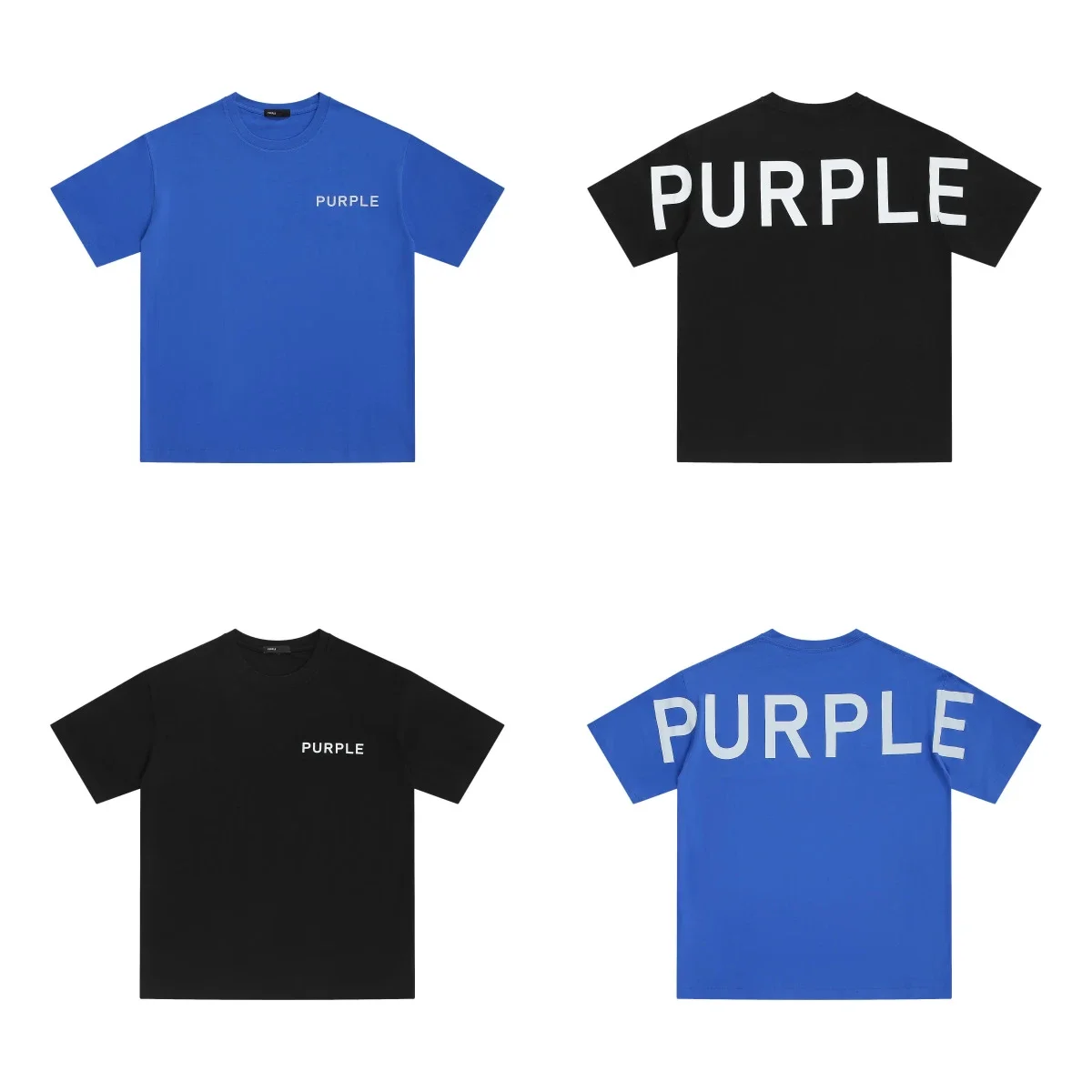 Purple Brand Logo Print T-Shirt Collection