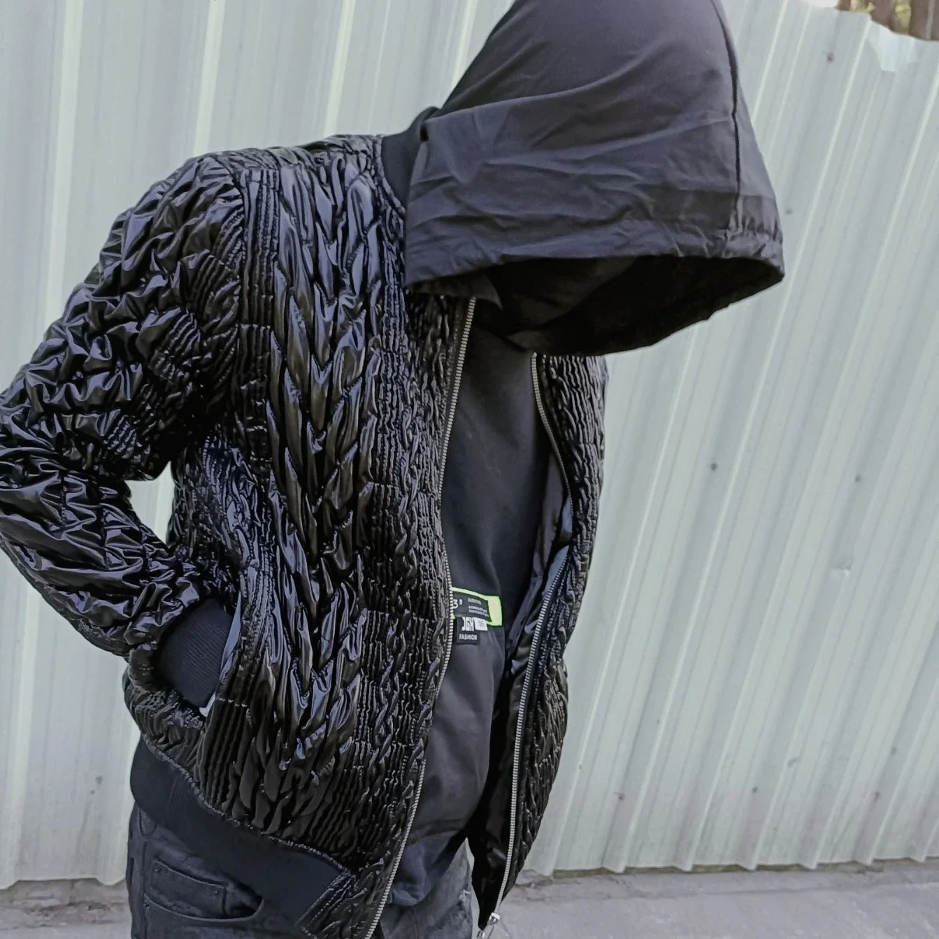 Quilted Bomber Jacket