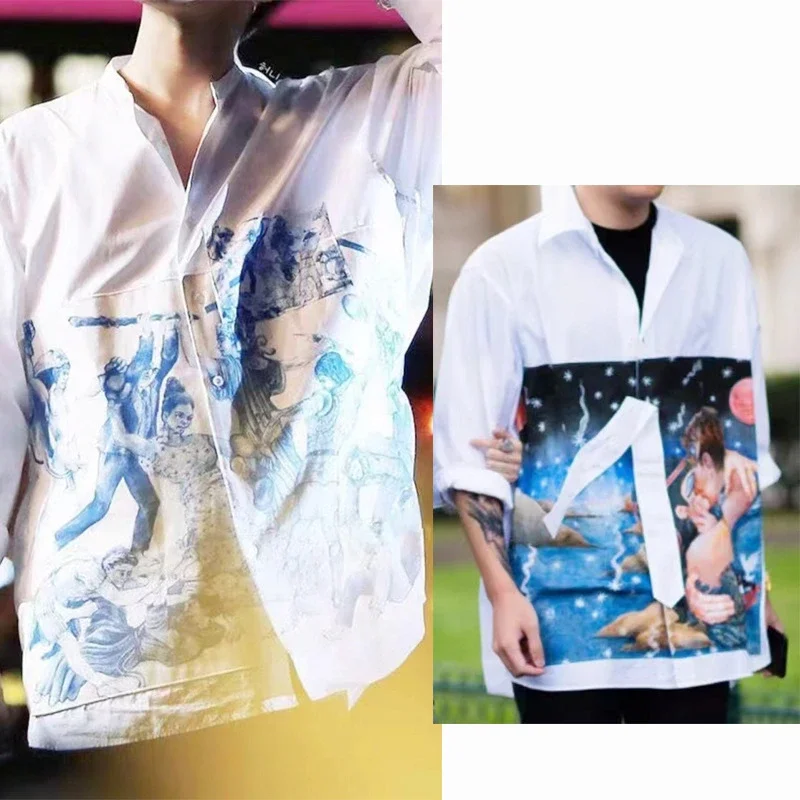 Raf Simons Graphic Printed Shirts