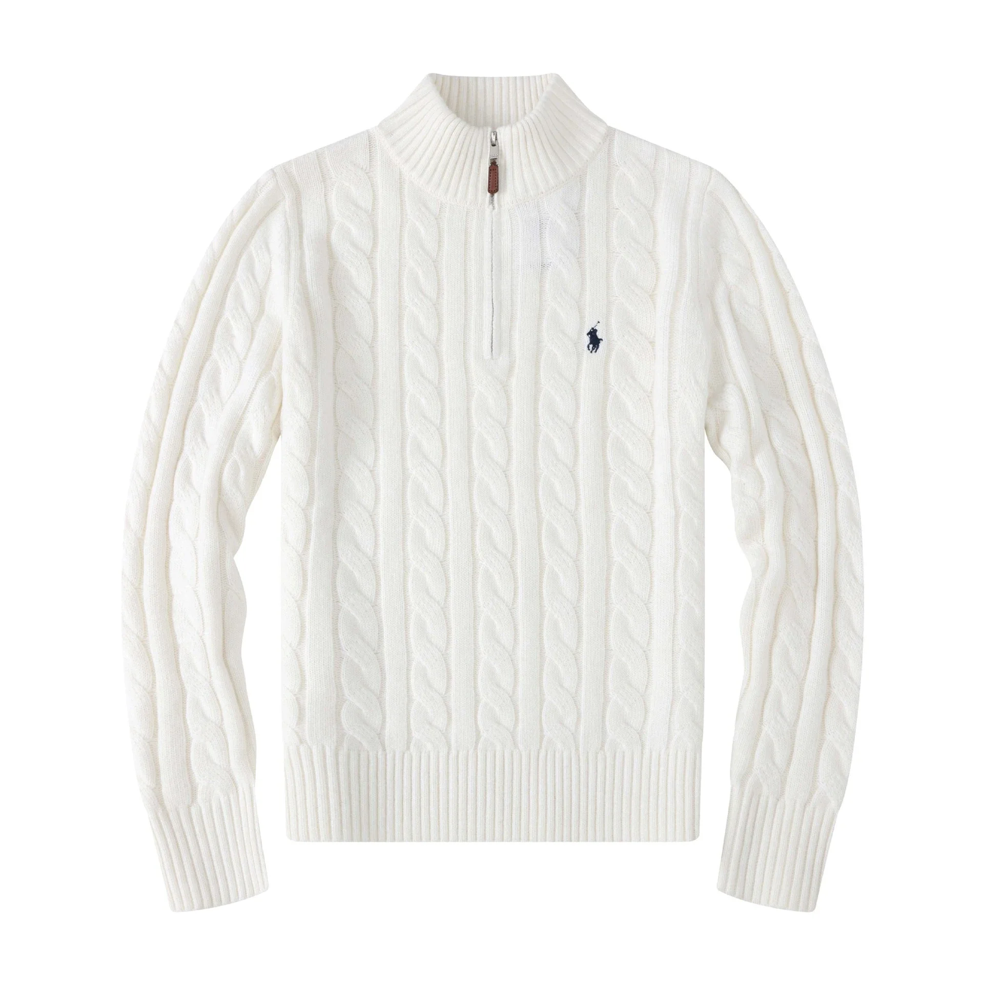 Ralph Lauren Cable-Knit Half-Zip Sweater
