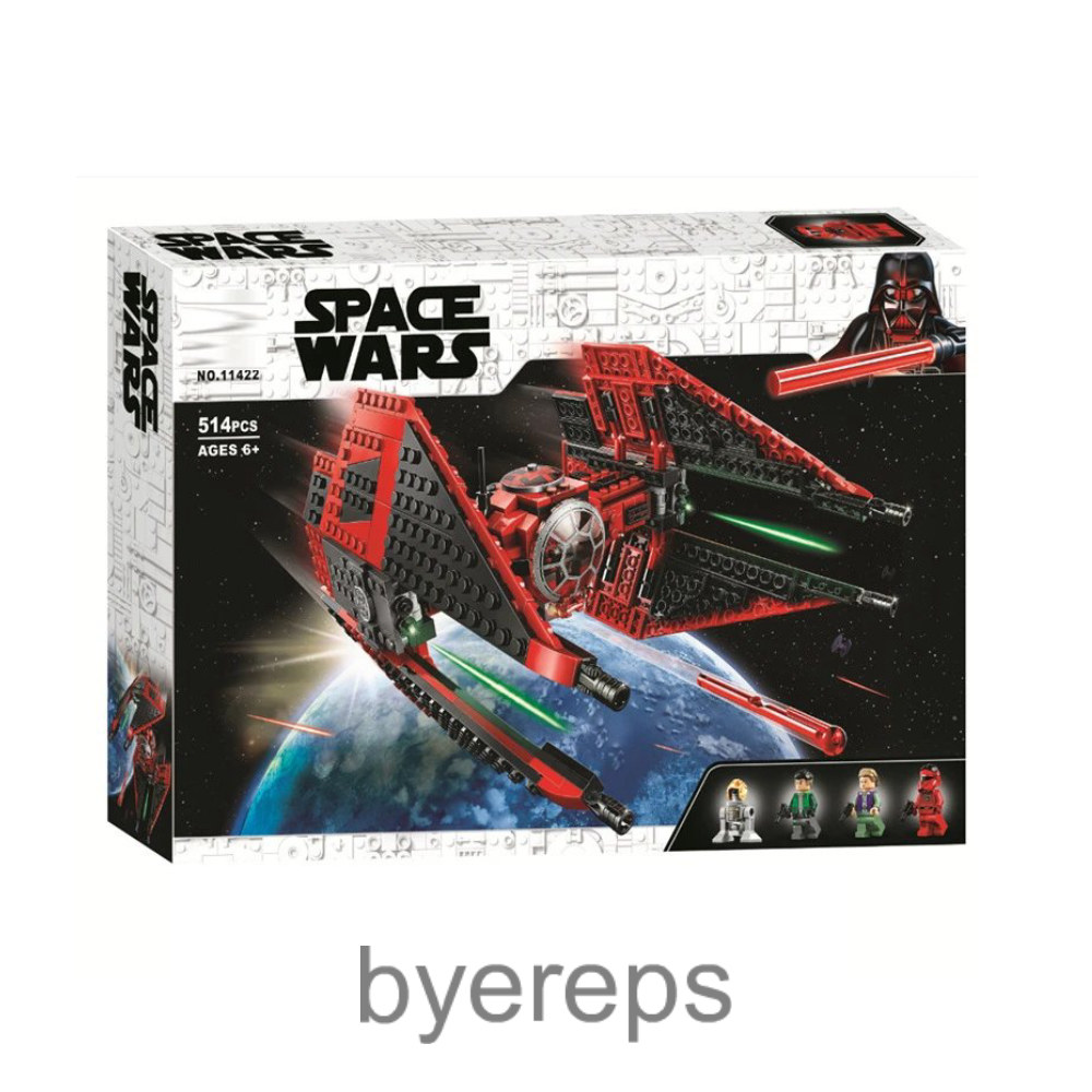 Unbranded Red TIE Fighter Lego — photo 3 of 4