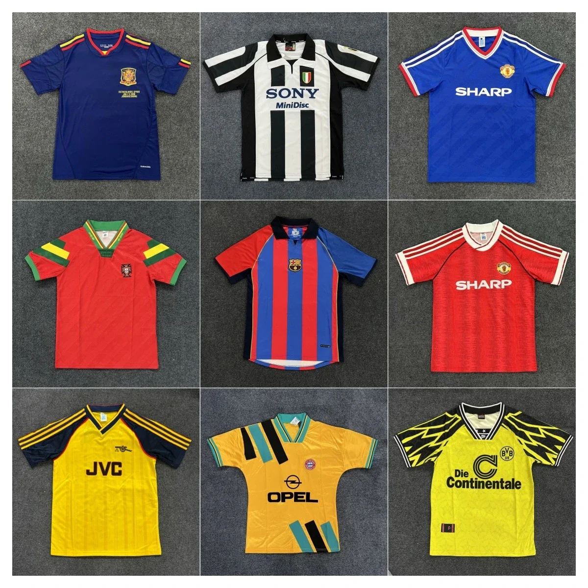 Retro Football Club Soccer Jerseys
