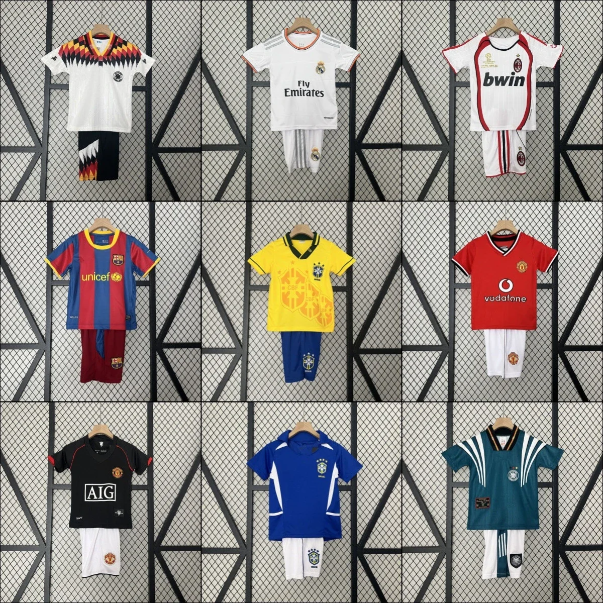 Retro Kids Football Kit