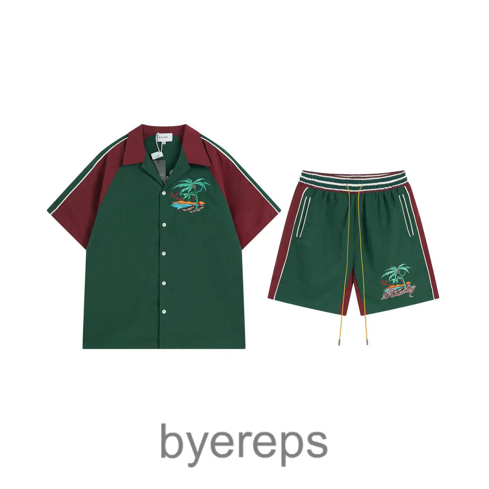 Rhude button-up & shorts — photo 2 of 4