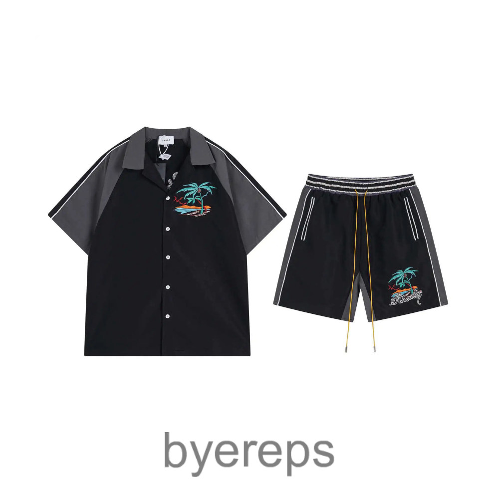 Rhude button-up & shorts — photo 3 of 4