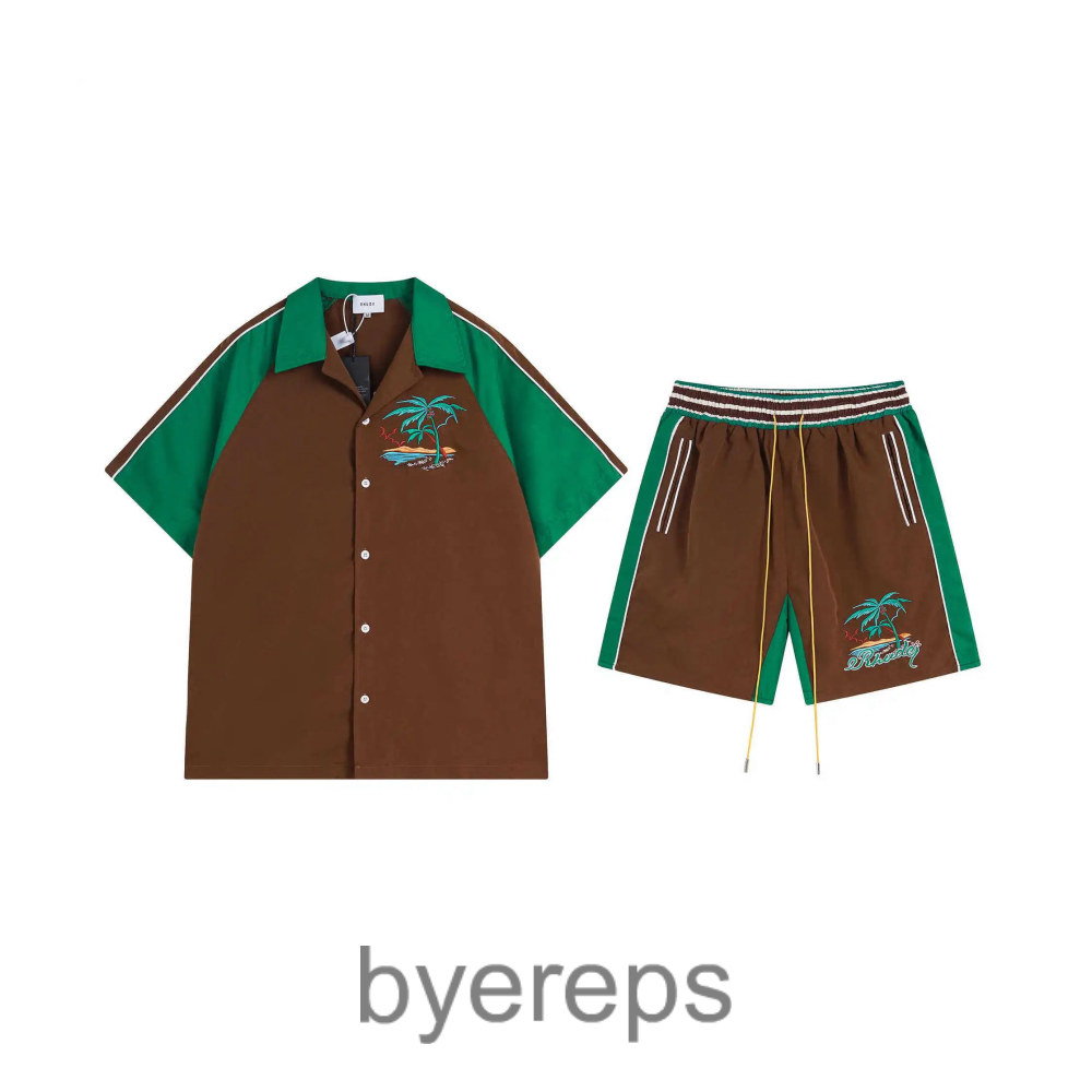 Rhude button-up & shorts — photo 4 of 4