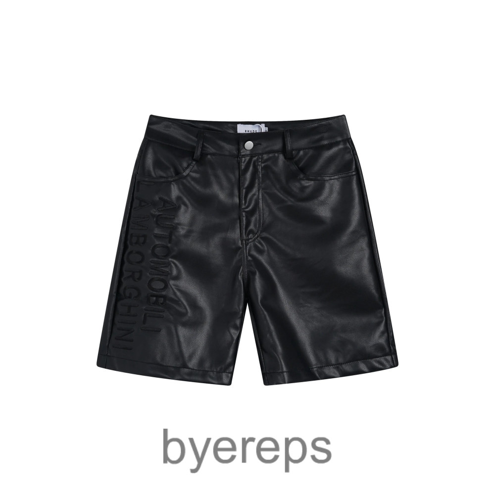 Rhude leather shorts