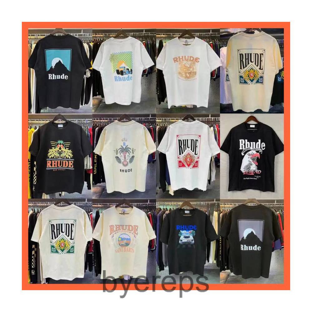Rhude tee ( has tons of em )