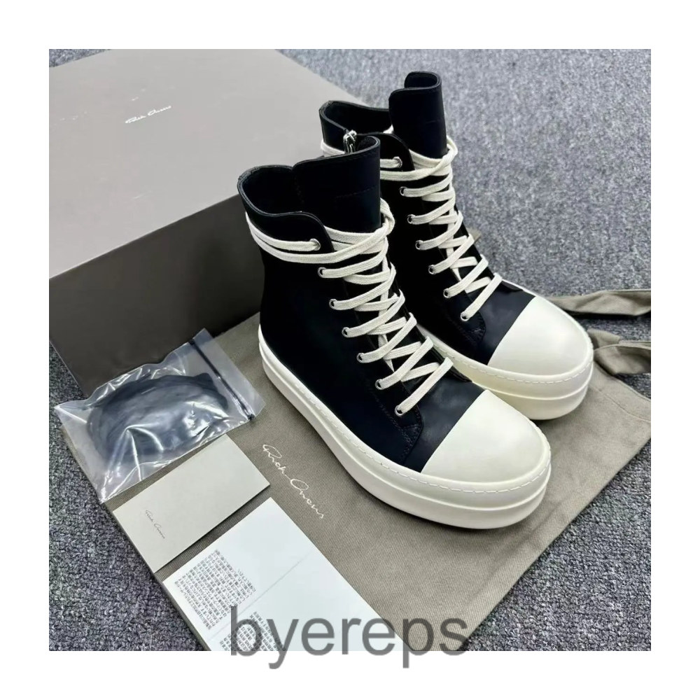 Rick Owens All Black Geobasket — photo 2 of 4