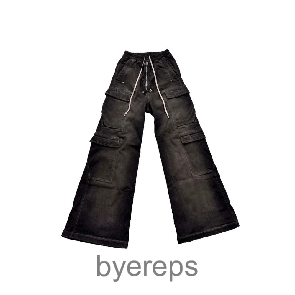 Rick Owens Basic Denim Edfu Cargos