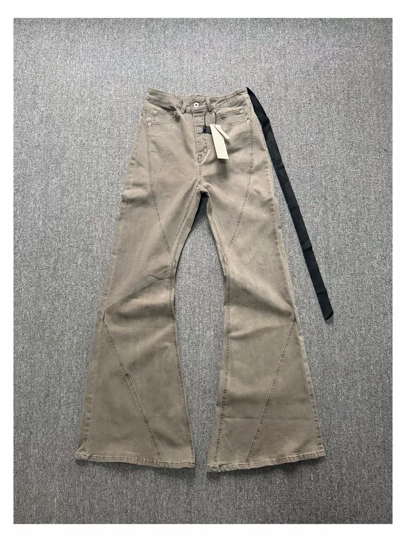 Rick Owens Bias Bootcut Jeans