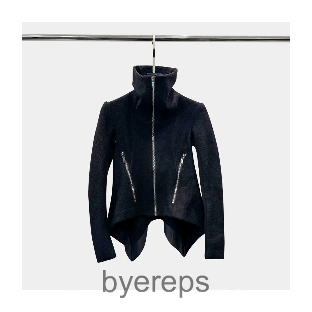 Rick Owens Black Wool Jacket