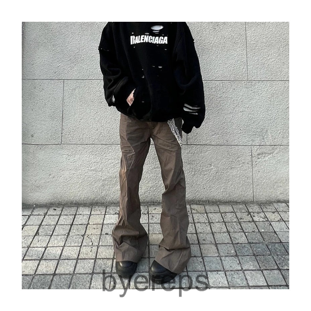 Rick Owens Brown Flared Denim — photo 2 of 4