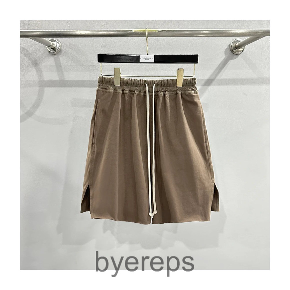 Rick Owens Cut Drawstring Shorts — photo 2 of 4