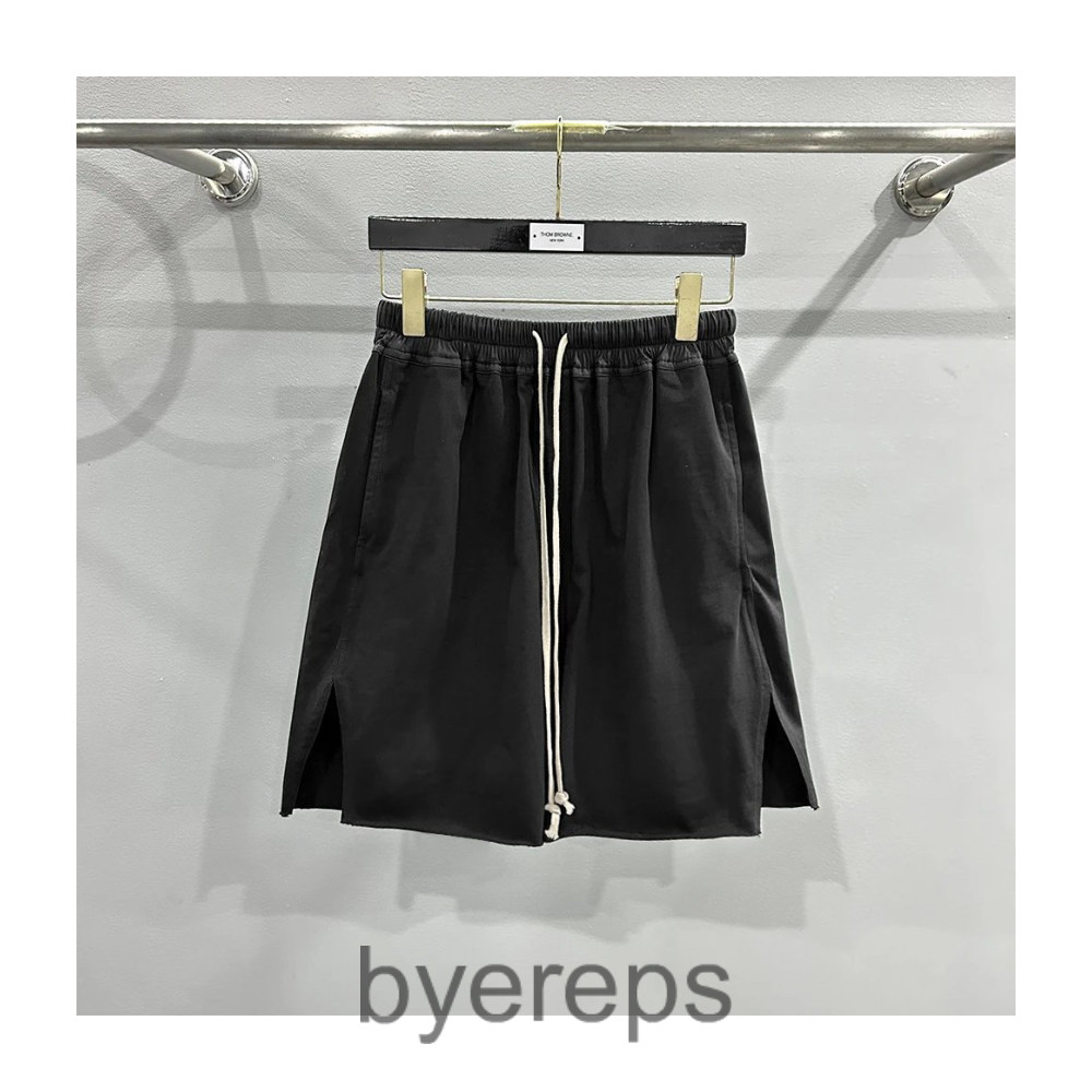 Rick Owens Cut Drawstring Shorts — photo 3 of 4
