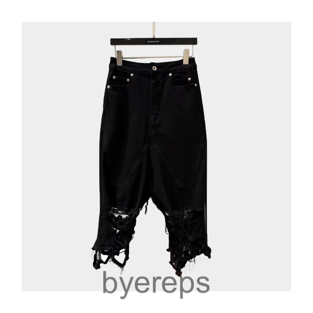 Rick Owens Destroyed Burned Jorts