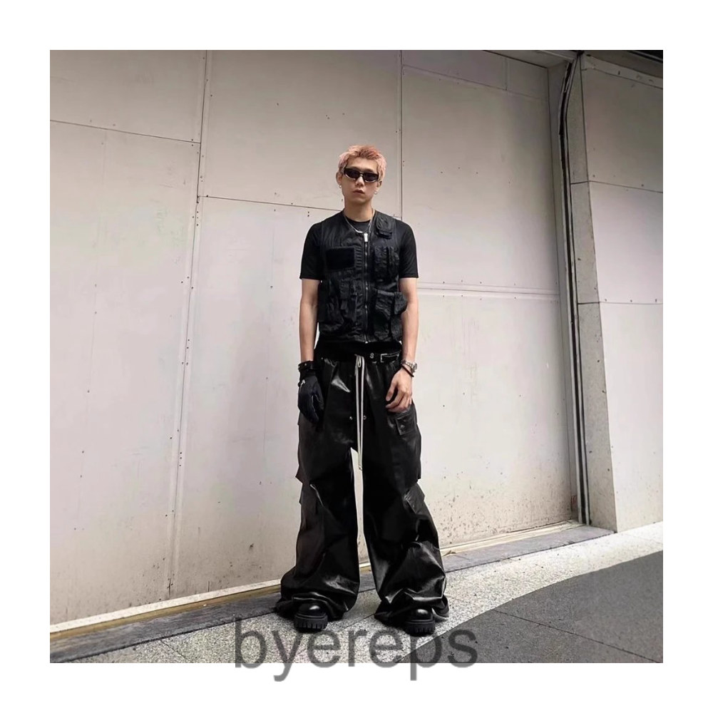 Rick Owens EDFU Bela Cargos Black Leather — photo 2 of 4