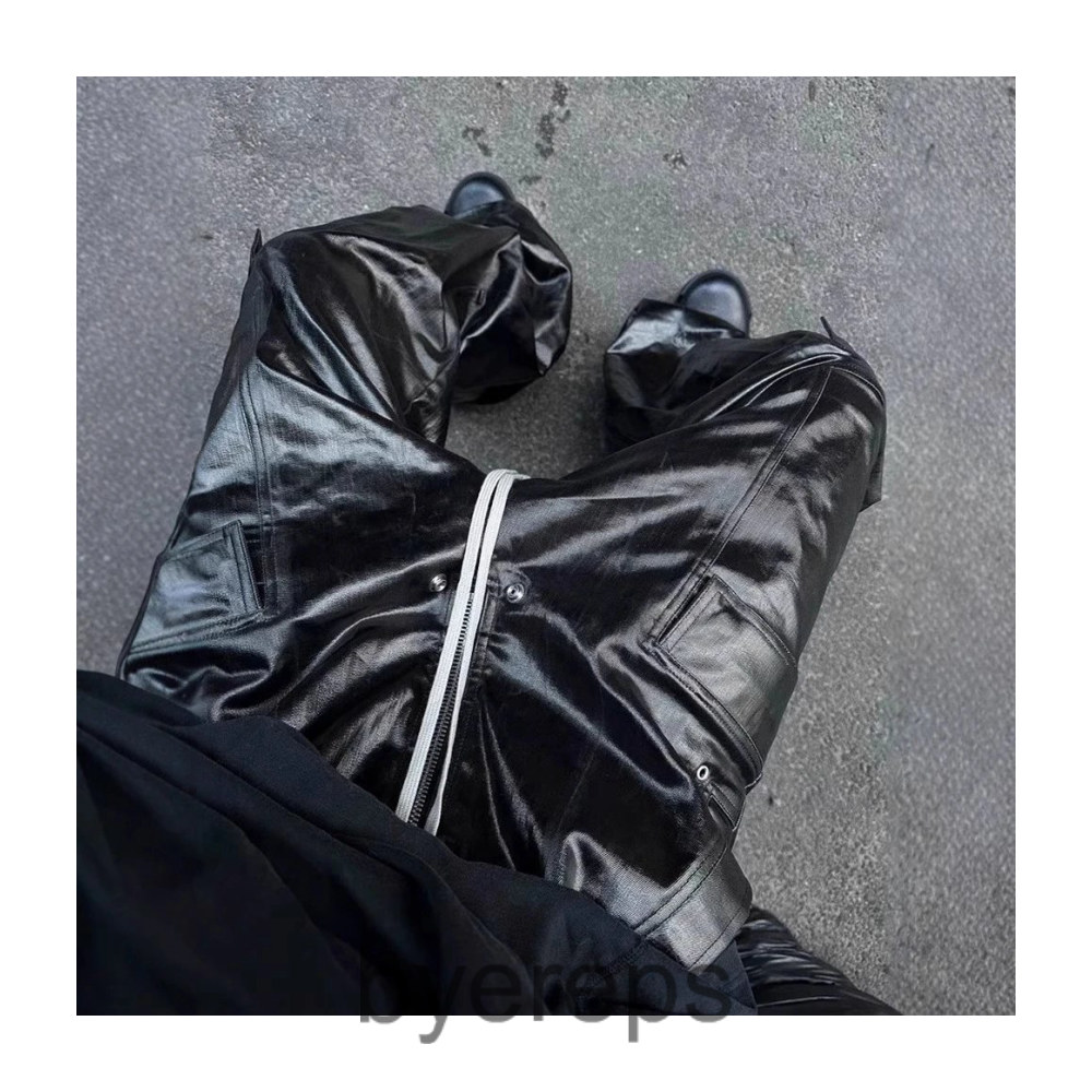 Rick Owens EDFU Bela Cargos Black Leather — photo 3 of 4