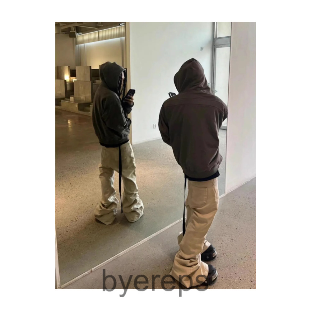 Rick Owens Flared Cream Bolans