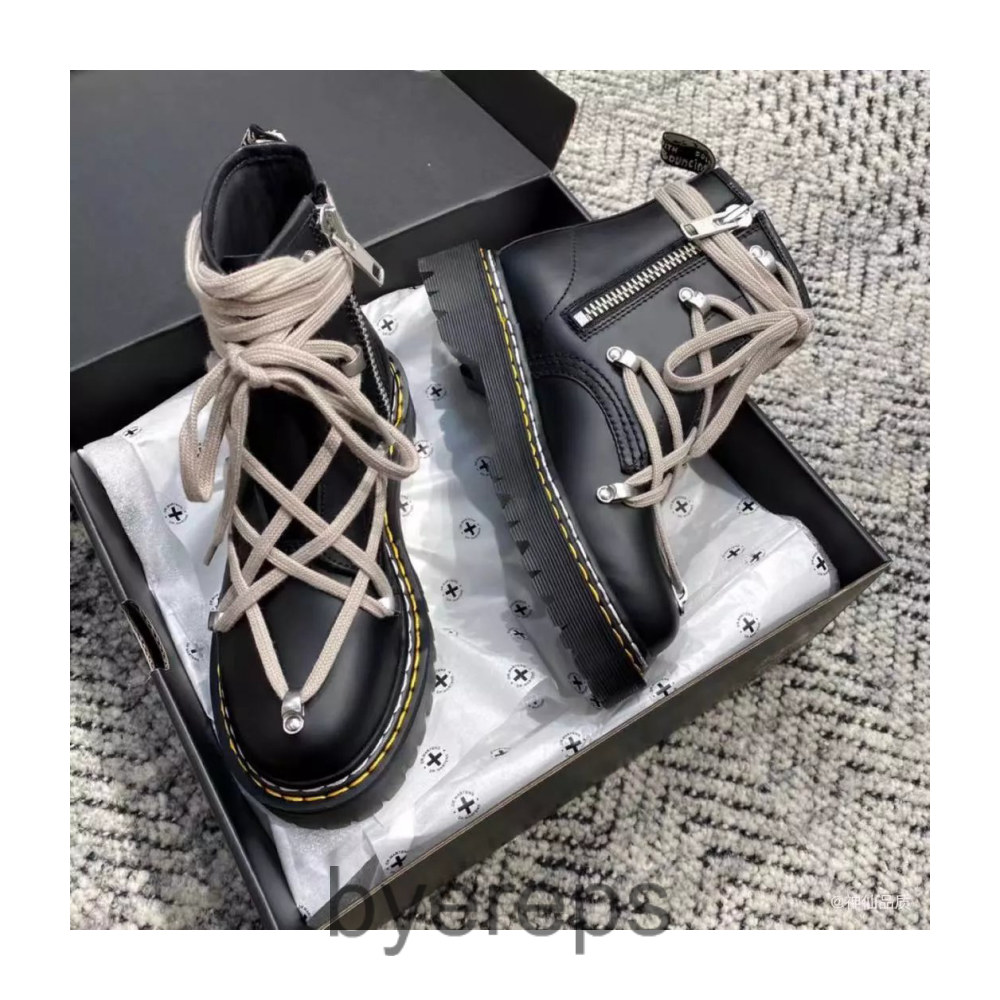 Rick Owens Fur Lunar Boots