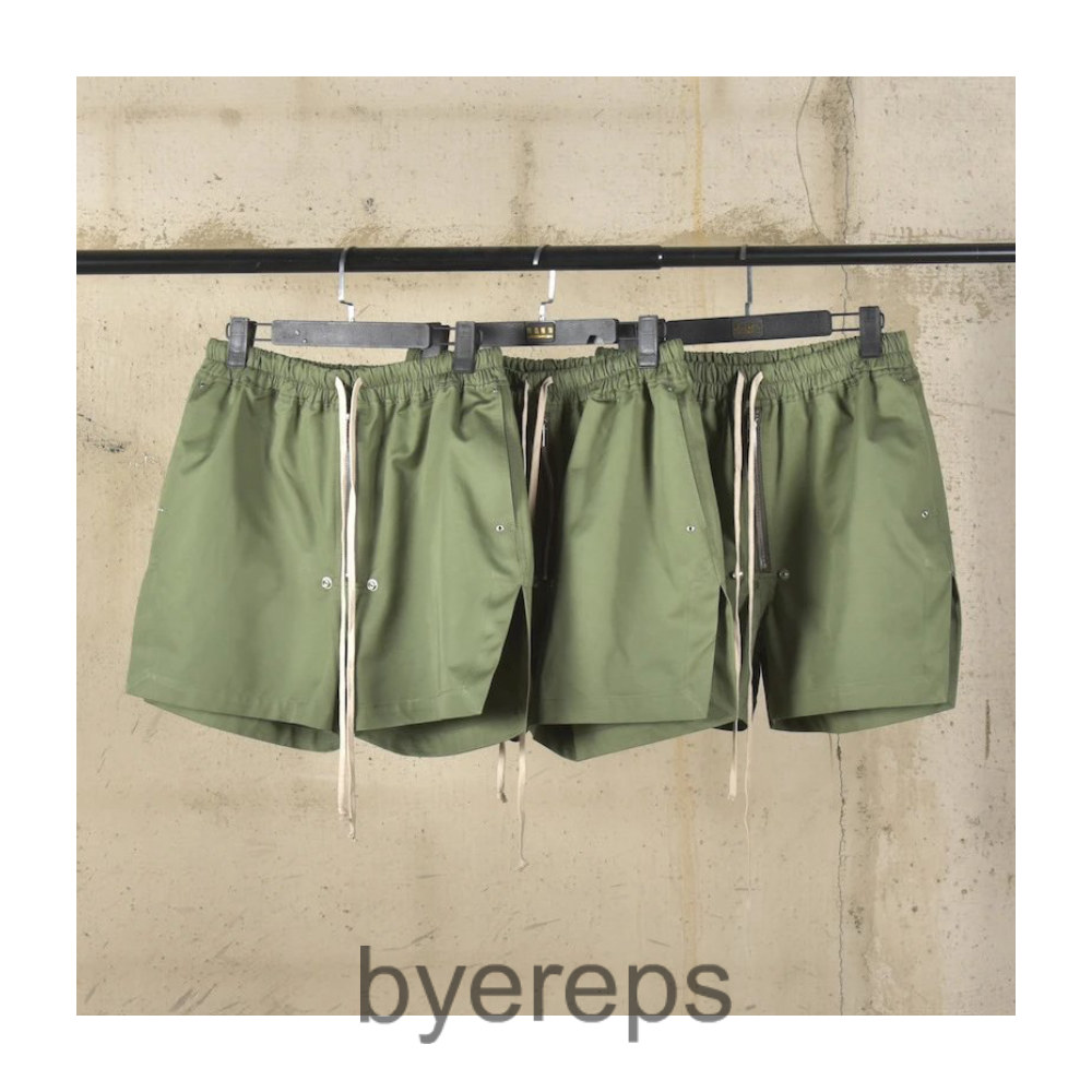 Rick Owens Green Shorts