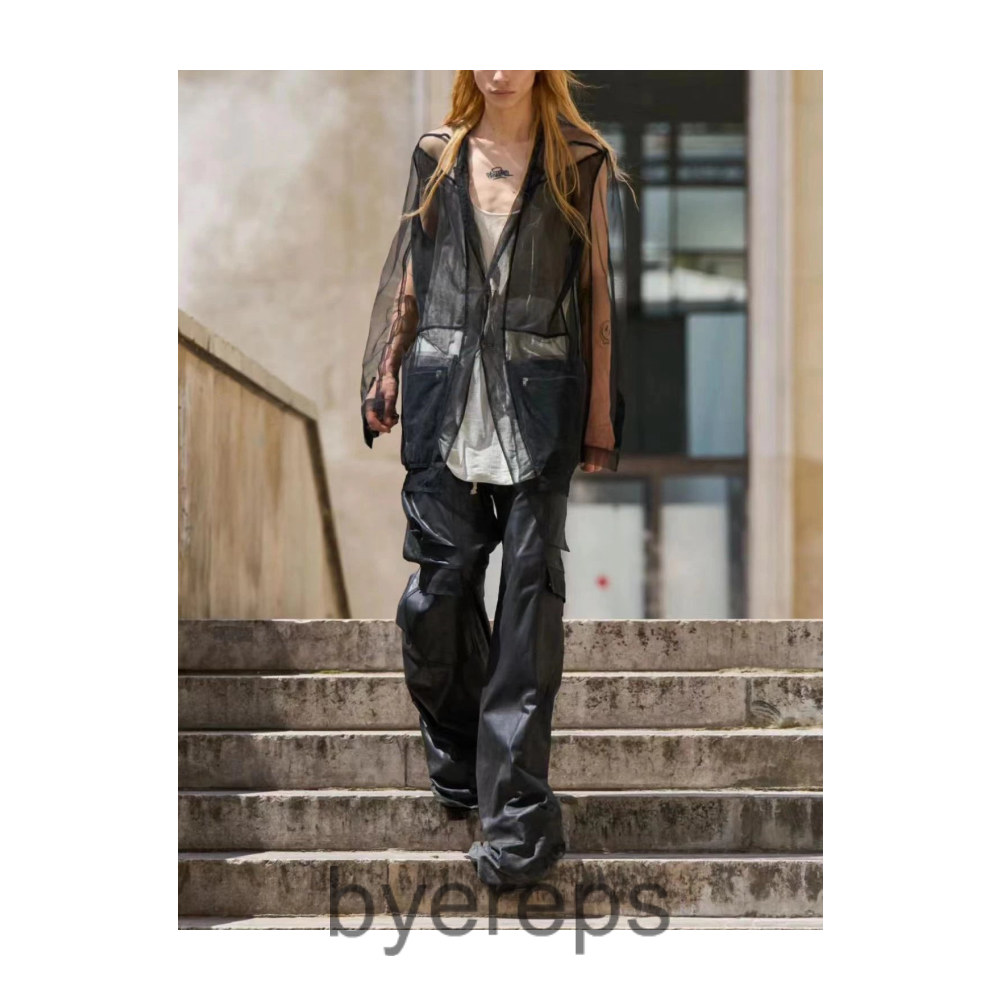 Rick Owens Leather Cargo — photo 3 of 4