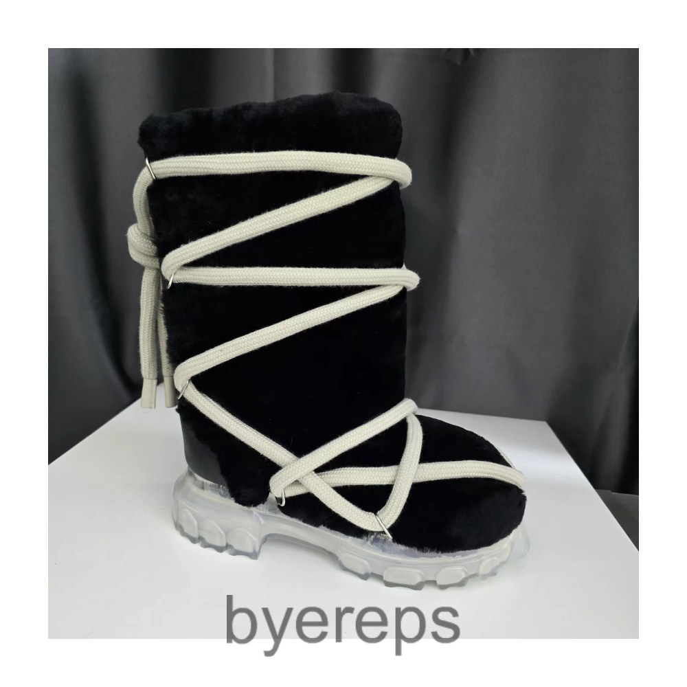 Rick Owens Lunar Boots Transparent