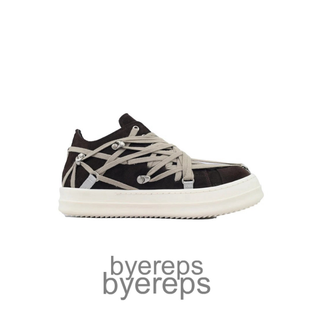 Rick Owens Megalace Crazy Binding Black