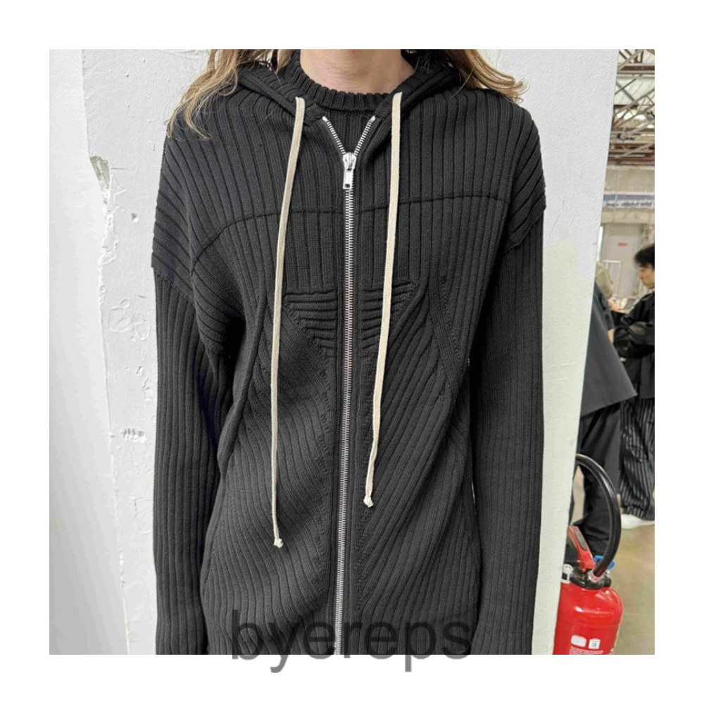 Rick Owens Ribbed Cardigan