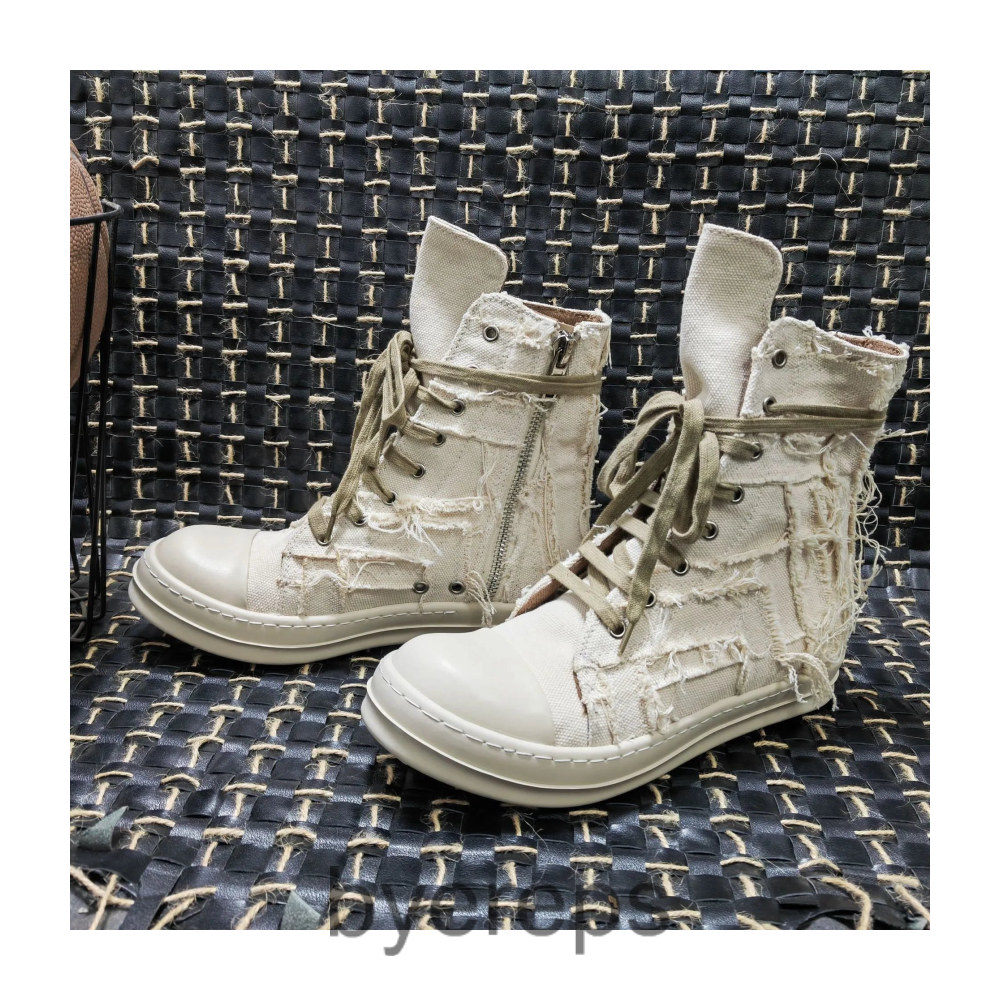 Rick Owens Ripped Denim Ramones