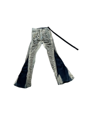 Rick Owens Ripped Zipper Bolans