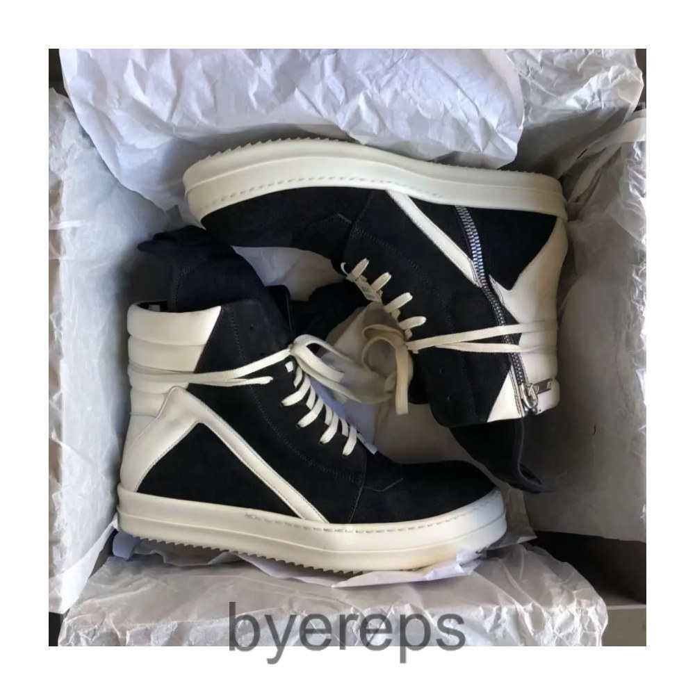 Rick Owens Suede Geobaskets