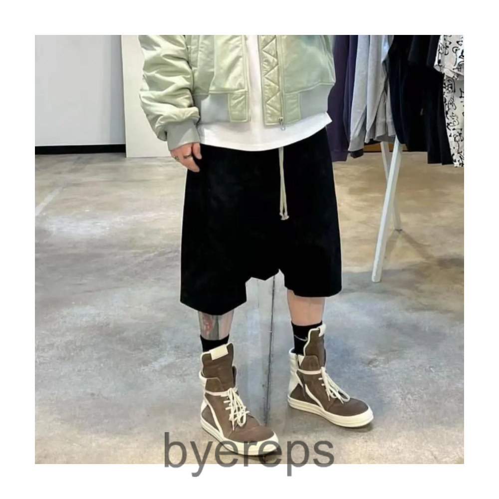 Rick Owens Suede Geobaskets — photo 2 of 4