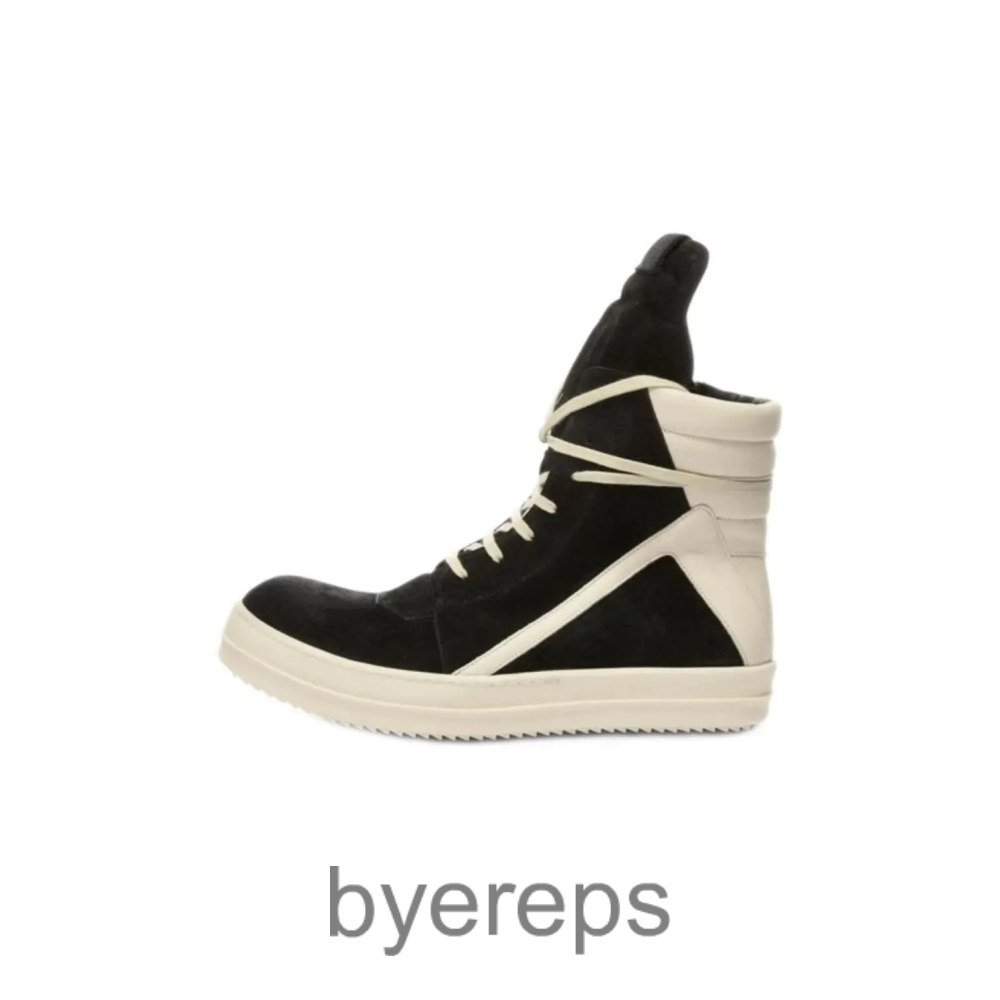 Rick Owens Suede Geobaskets — photo 3 of 4