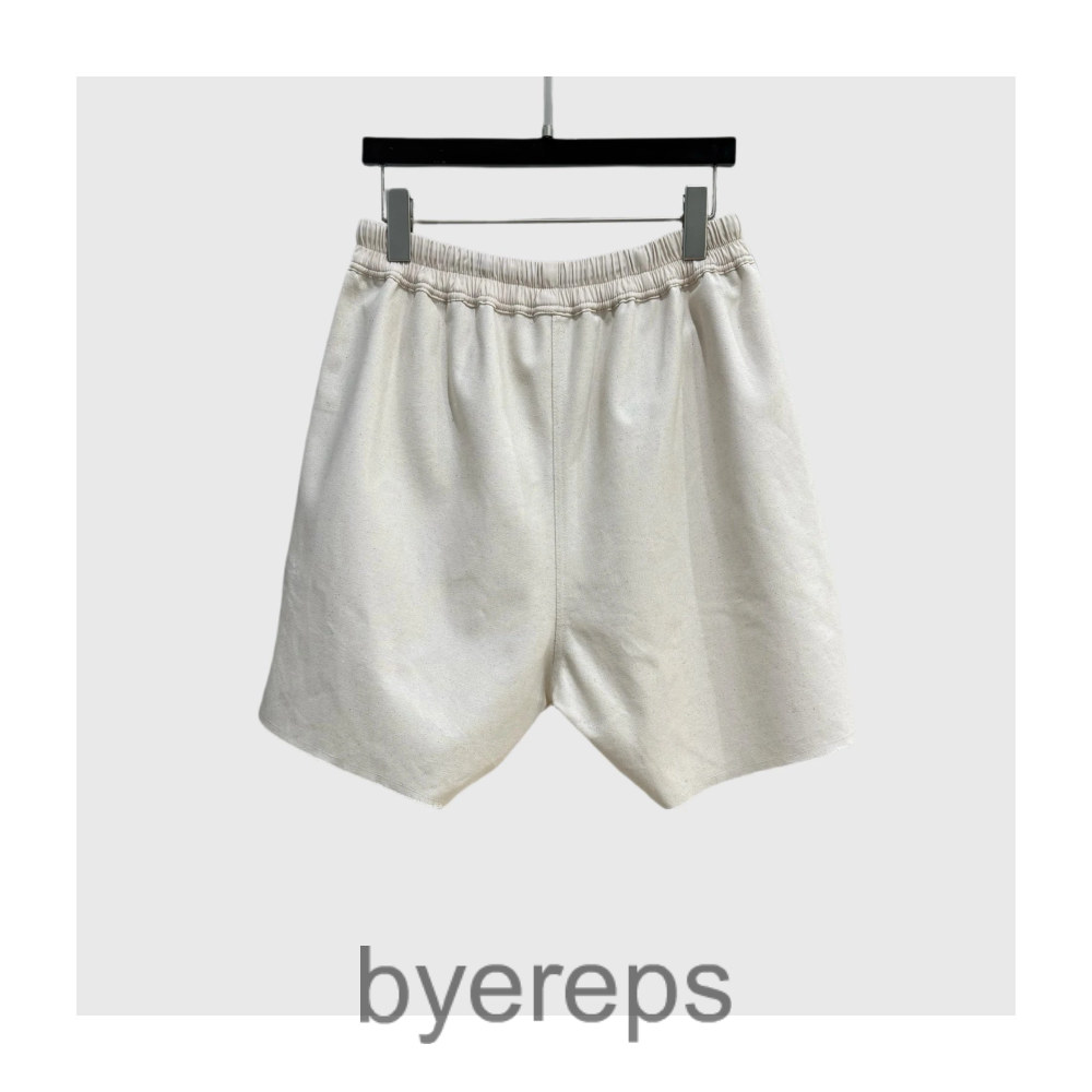 Rick Owens Washed White Shorts