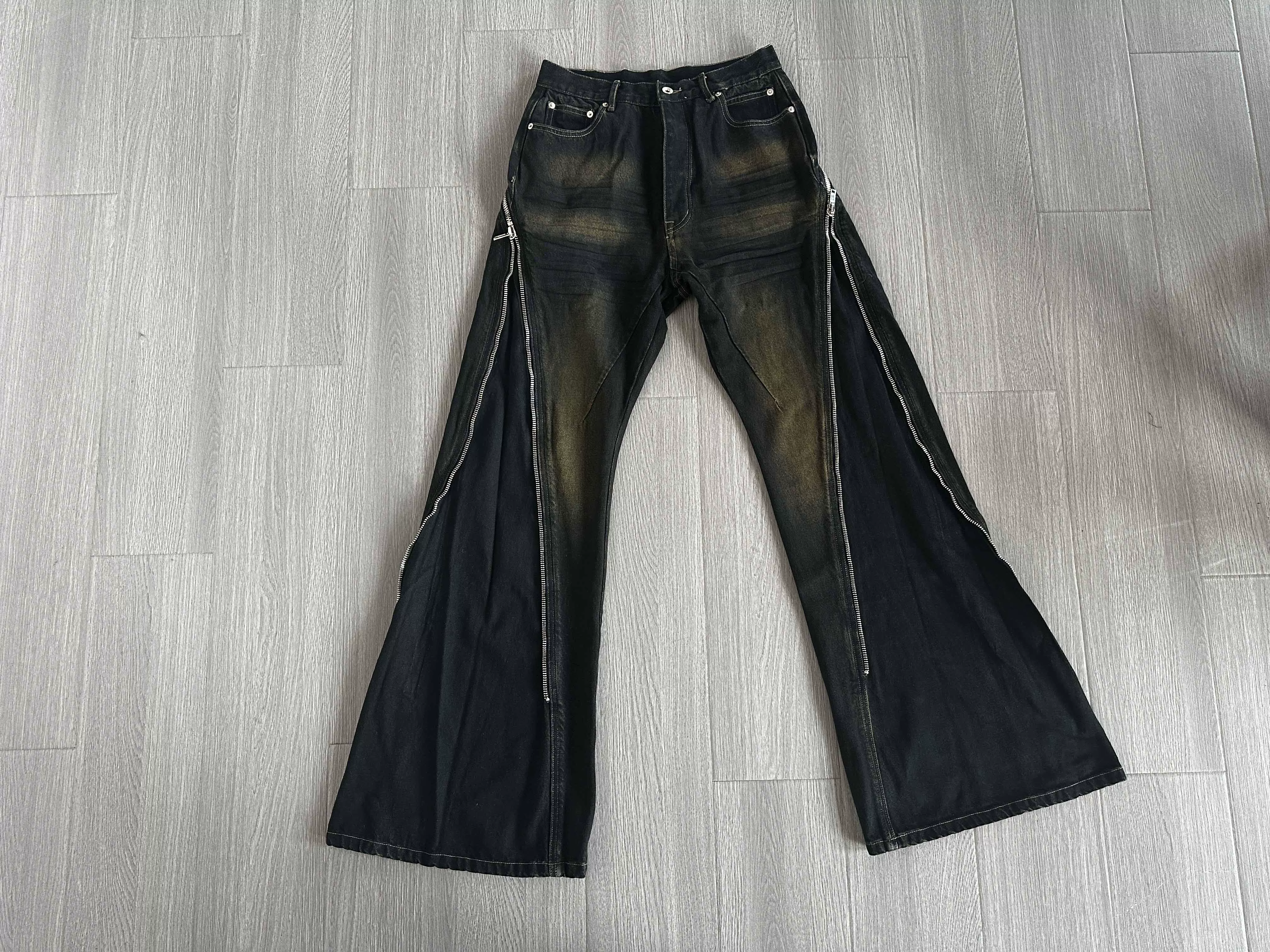 Rick Owens Washed Zipper Bolans