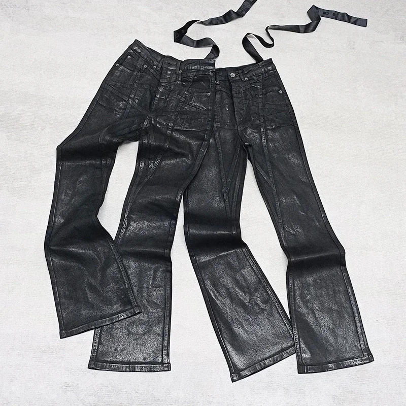 Rick Owens Waxed Bolan Jeans