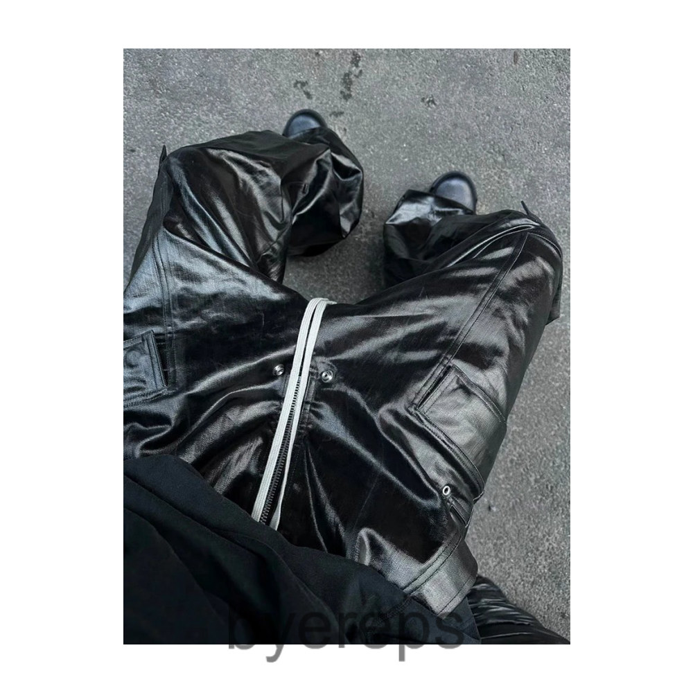 Rick Owens Waxed Edfu Cargos — photo 3 of 4