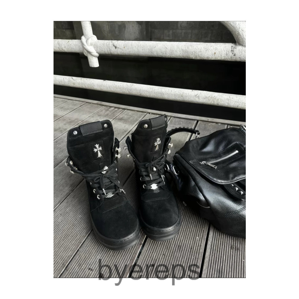 Rick Owens x Chrome Hearts Geobaskets — photo 3 of 4