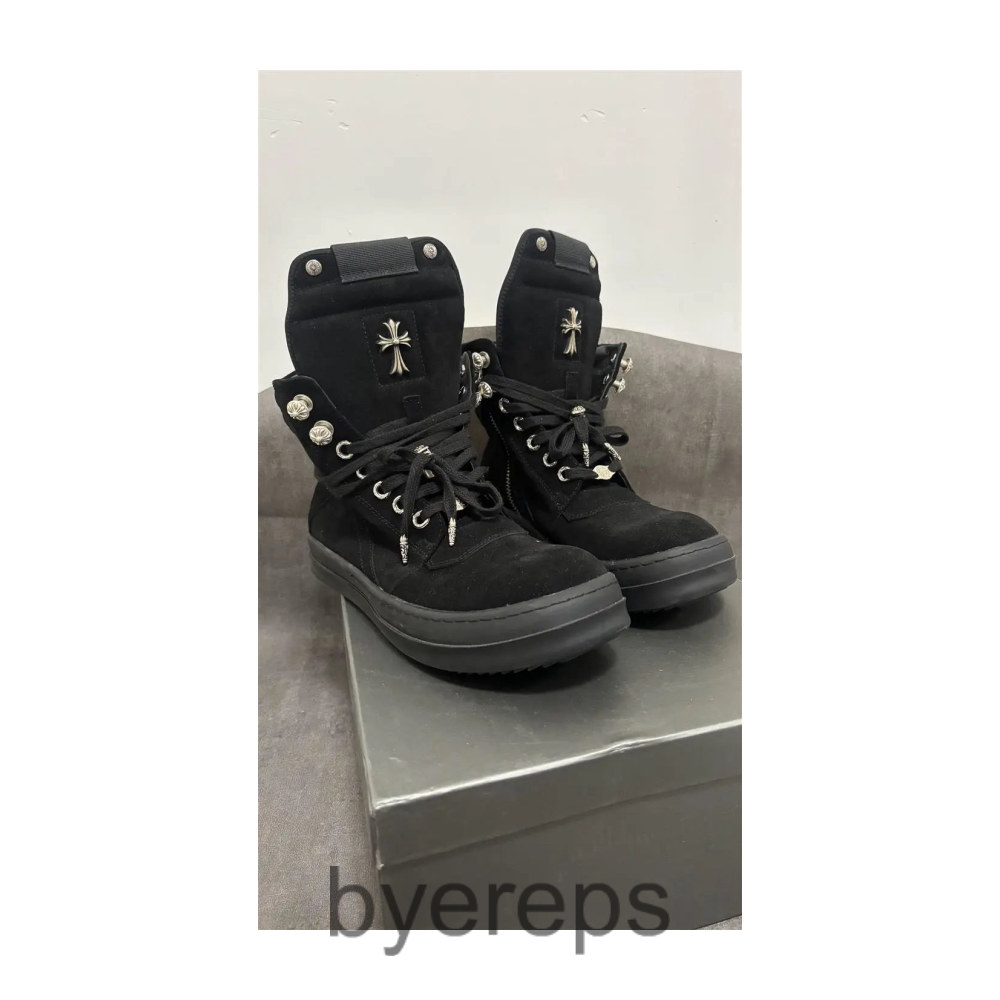 Rick Owens x Chrome Hearts Geobaskets — photo 4 of 4