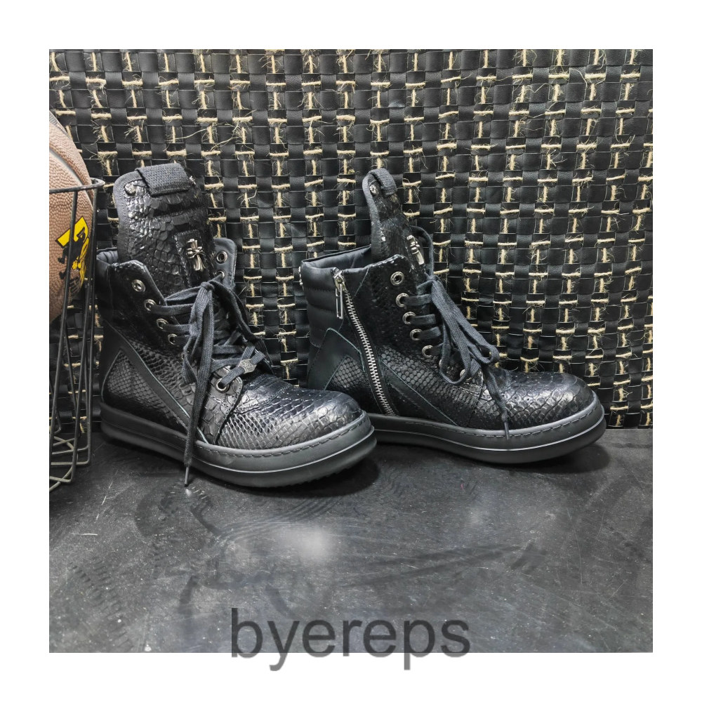 Rick Owens X Chrome Hearts Snake Skin Geos (Lows)