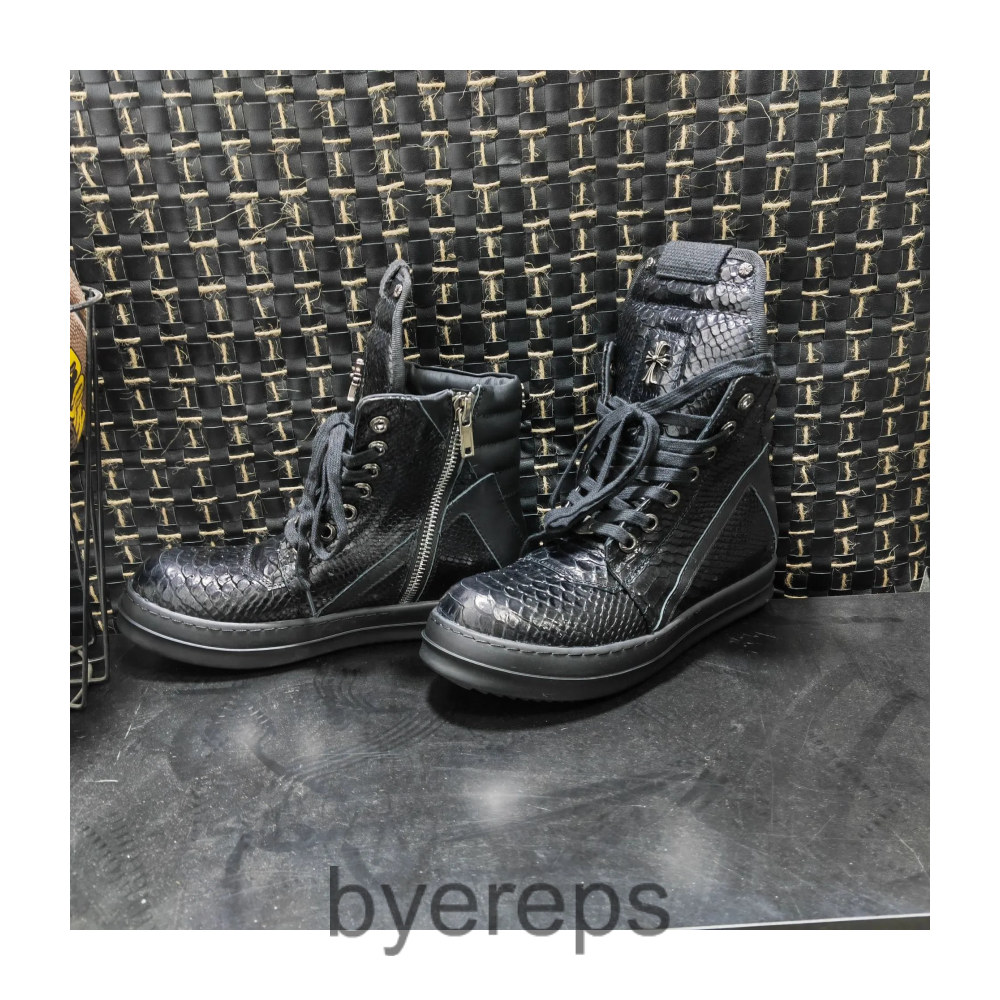 Rick Owens X Chrome Hearts Snake Skin Geos (Lows) — photo 2 of 4
