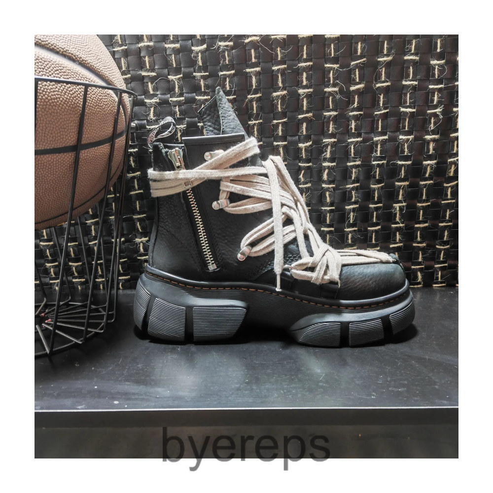 Rick Owens x DR Martens Leather Boots — photo 3 of 4
