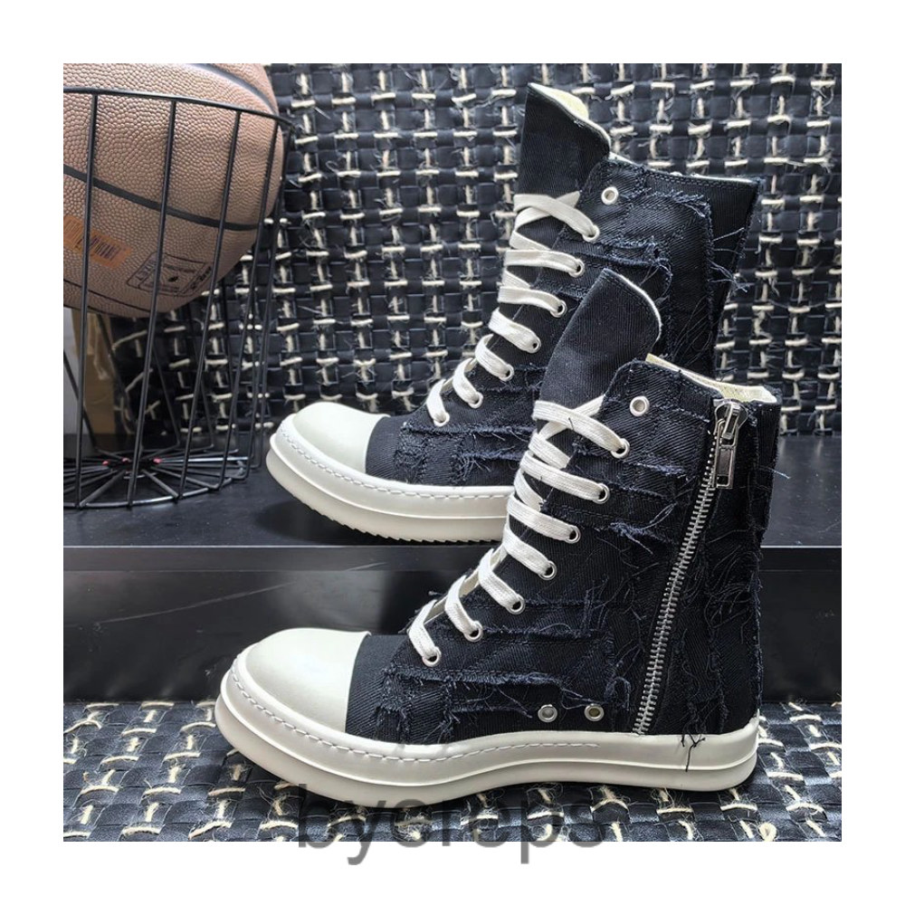 Ripped Denim Rick Owens Ramones