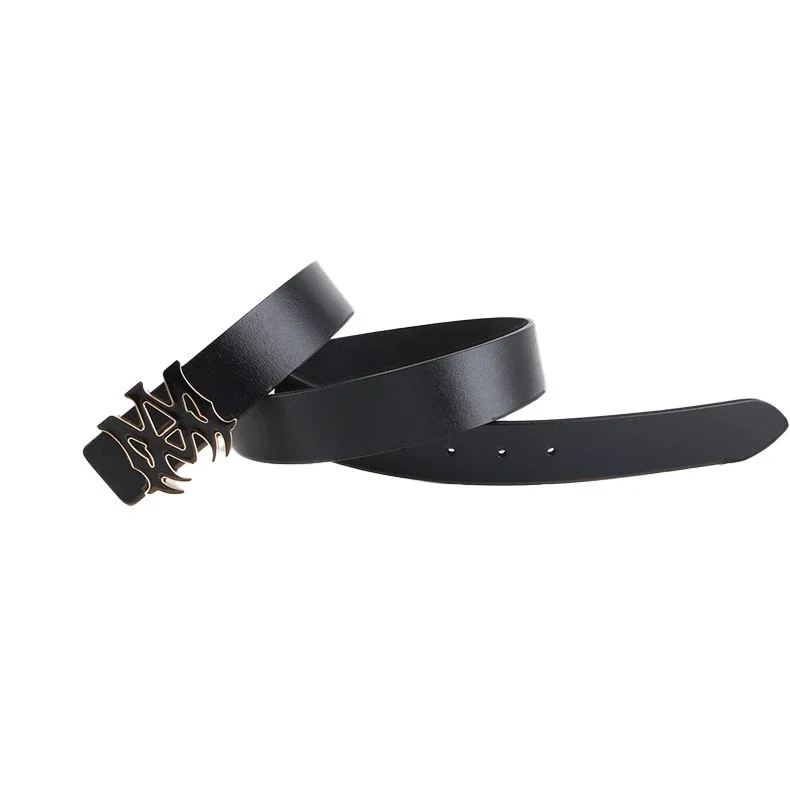 Roberto Cavalli Logo Leather Belt
