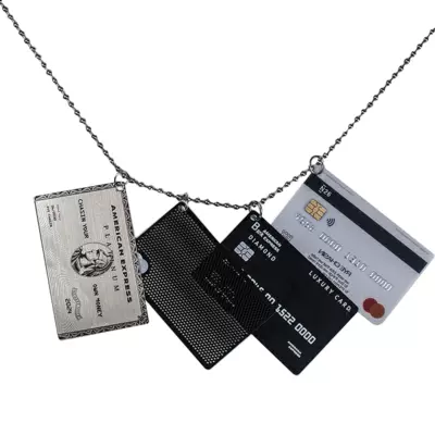 Rye Chasin Card Necklace